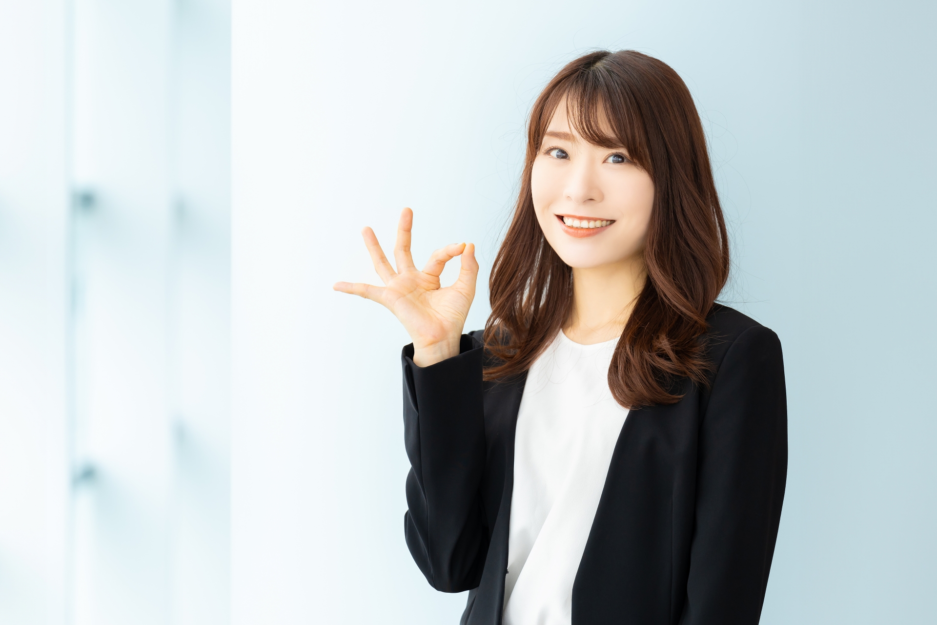 安心させる女性